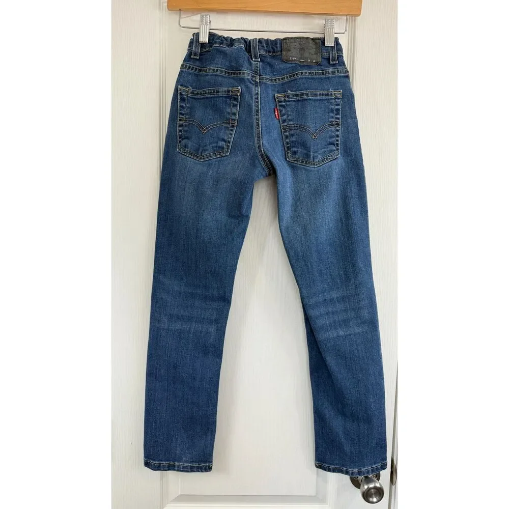 Levi's Performance 511 Slim Jeans Adjustable Waist Boys Size 10 Reg